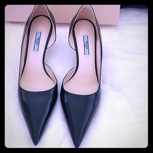 Prada patent leather 3.5" heels